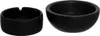 Aschenbecher  Keramik - schwarz - D.10 cm - Atmosphera Produktbild-Vorschau 4