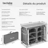 Cuisine de camping en aluminium 97 x 47,5 x 78 cm - gris Voir les images du produit 6