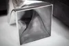 Skulpturaler Beistelltisch TWIST 45cm silber Aluminium Produktbild-Vorschau 4