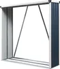 An empty metal firewood storage rack. Podgląd zdjęcia produktu