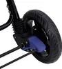 vidaXL Passeggino gemellare tandem blu navy acciaio Anteprima dell’immagine prodotto 10