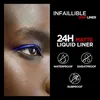 L'Oréal Paris Infaillible 24H Matte Liquid Liner 01 Matte Anteprima dell’immagine prodotto 9