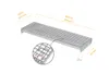Treppenstufen 900x240 mm verzinkt Gitterroststufen Produktbild-Vorschau 2