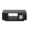 Merax hoogglanzende LED-salontafel met lade en 4 zijvakken, Productafbeelding-voorbeeld 12