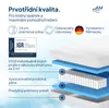 AM Qualitätsmatratzen | 1000 pružin 7zónová tašticková Náhled obrázku produktu 3