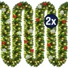 Casaria Ghirlanda di Natale Illuminazione 2x 5m 80 LED Anteprima dell’immagine prodotto 1