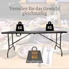 Rijoka Klapptisch Camping Holzoptik Gartentisch – Produktbild-Vorschau 4