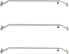 Three identical metal support bars are arranged vertically on a white background. Produktbild-Vorschau