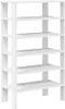 vidaXL Stojan na boty bílý 61x32x105 cm materiál na bázi Náhled obrázku produktu 6