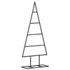 vidaXL Kovový vánoční stromek Deco Black 60 cm Náhled obrázku produktu 5