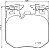 Bremsbelagsatz Scheibenbremse 20 mm BREMBO passend für u.a. Produktbild-Vorschau 8