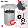 KOTARBAU® Schornsteinabdeckung ø 160 mm Kaminhaube Produktbild-Vorschau 5