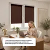 Estika Rollo ohne Bohren - 110 x 220 cm - Dunkelbraun - Produktbild-Vorschau 4