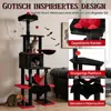 COSTWAY Albero per gatti a 6 livelli (178 cm) con design Anteprima dell’immagine prodotto 4