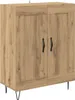 vidaXL Highboard 2 pcs Artisan-Eiche Holzwerkstoff Produktbild-Vorschau 6