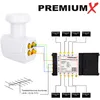 PremiumX Quattro LNB SAT für Multischalter DVB-S2 HD 4K 8x Produktbild-Vorschau 6