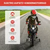 12V dětská elektrická motorka s pomocnými kolečky, černá Náhled obrázku produktu 3