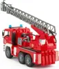 A red toy fire engine with a ladder extended, shown against a white background. Náhled obrázku produktu
