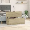 vidaXL Kufer dąb sonoma 102x35x35 cm materiał Podgląd zdjęcia produktu 3