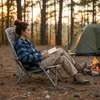 Campingstuhl bis 150 kg Angelstuhl Faltbar zum Strand Produktbild-Vorschau 3