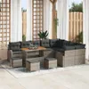 Maison Exclusive - Gartensofa-set mit Kissen 13 pcs Grau Produktbild-Vorschau 1