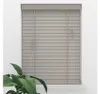SOLUNA Bambusjalousie grau uni 70x240 cm 50 mm Produktbild-Vorschau 2