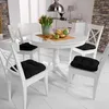 Beautissu Set di 4 cuscini Lisa Nero, 40x40x8cm Anteprima dell’immagine prodotto 5