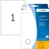 Vielzwecketiketten weiß 100x149 mm Papier matt 32 St. Produktbild-Vorschau 1