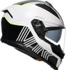 Přilba AGV K7 Super 46, bílá/černá/žlutá, M (57/58) Náhled obrázku produktu 3