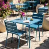 Set aus quadratischem Tisch und 2 Stühlen Pazifisch blau - Produktbild-Vorschau 6