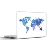 MuchoWow® Laptop Aufkleber Sticker Cover Weltkarte - Produktbild-Vorschau 1