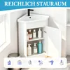 Eck-Waschtisch 66 cm mit Unterschrank & Keramikbecken, Produktbild-Vorschau 4