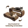 PetRhein Kratzbrett Katze XXL Set 86+75cm - Zwei-in-Eins Produktbild-Vorschau 3