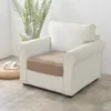 Elastischer Velours-Sitzkissenbezug für Sofa 80–100 cm in Produktbild-Vorschau 2