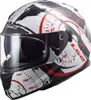 LS2 FF320 Stream Evo Tacho Helm Farbe: Weiß/Schwarz/Rot, Produktbild-Vorschau 1