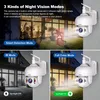 Srihome SH028 8MP 4K PTZ venkovní kamera, Wi-Fi, noční Náhled obrázku produktu 5