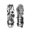 8 Blätter Full Arm Temporäre Tattoos Männer Herren Produktbild-Vorschau 4