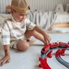 Woopie Treno Elettrico Pista per Elicotteri dei Pompieri 92 Anteprima dell’immagine prodotto 5