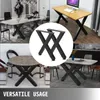 VEVOR metalowe nogi do stołu 72 x 79 cm czarne Wysokiej Podgląd zdjęcia produktu 7
