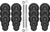 Guss Kurzhantel-Set 80Kg (2x40) Hantelscheiben Hantelset Produktbild-Vorschau 2