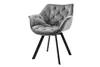 riess-ambiente Drehbarer Stuhl THE DUTCH COMFORT grau Samt Produktbild-Vorschau 15