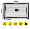 Porta da calcio DUNLOP 180x120x60 cm Anteprima dell’immagine prodotto 2