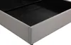 Doppelbett mit Bettkasten "Megeve" 140 x 200 cm - Grau Produktbild-Vorschau 4