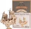 RoboTime 3D Holzpuzzle Japanisches Segelschiff Produktbild-Vorschau 8
