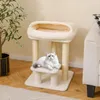 COSTWAY 61 cm tiragraffi piccolo, albero per gatti con Anteprima dell’immagine prodotto 8