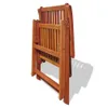 A folded wooden chair is shown against a white background. Podgląd zdjęcia produktu
