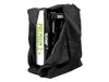 A black carrying bag with a bicycle rack partially visible inside. The rack has text on it. Produktbild-Vorschau