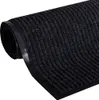 vidaXL Rohožka na dvere čierna 117x220 cm PVC Náhľad obrázku produktu 1