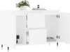 vidaXL Příborník bílý 101,5x35x70 cm Materiál na bázi dřeva Náhled obrázku produktu 4