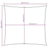 Vidaxl Sonnenschirm Quadrat 4x4 M Oxford Stoff Crème farbig Anteprima dell’immagine prodotto 8